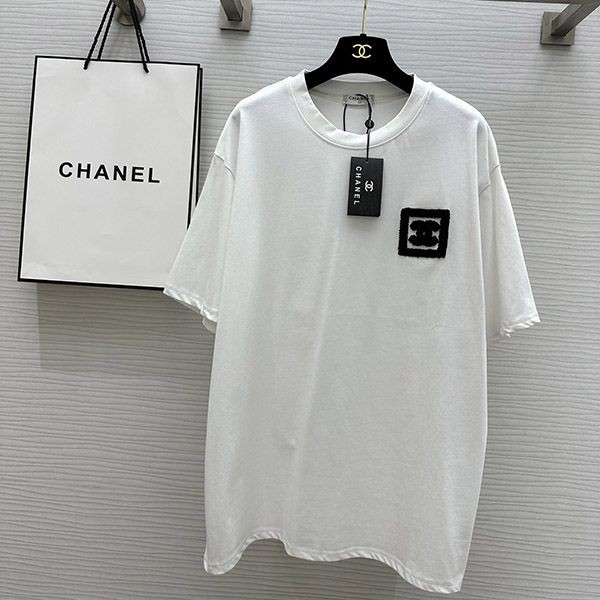 《大人気》シャネル ccロゴTシャツ 偽物 shk78373